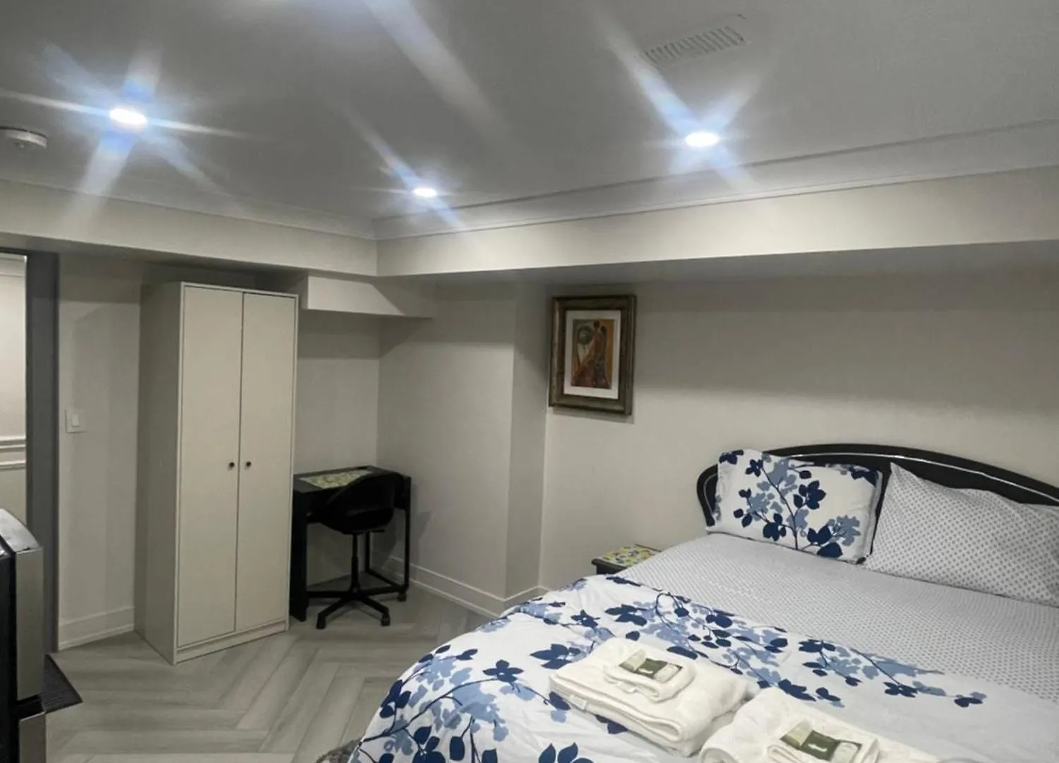 Luxury Basement-Private Bdr & Bathroom With Free Parking In Toronto Homestay